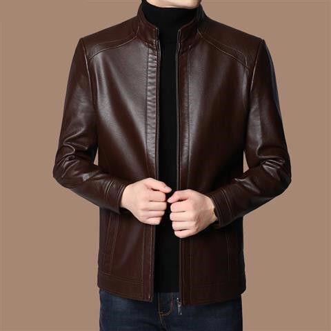 ✨New Arrival✨Men's classic leather jacket-3