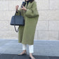 Best Gift-Winter Women's Elegant Fashion Solid Color Long Coat-4