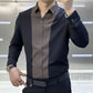 ⏳Men’s Business Casual Patchwork Shirt-1