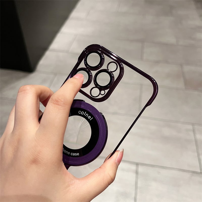 💥Limited time 50% off🔥Frameless Magnetic iPhone Case with Invisible Ring Stand-3