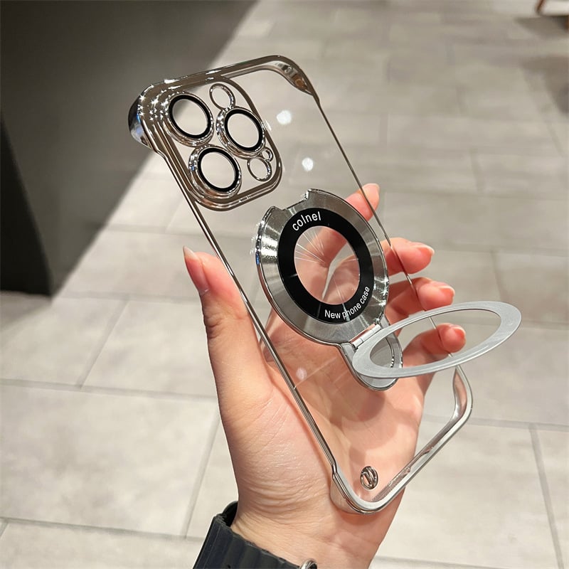 💥Limited time 50% off🔥Frameless Magnetic iPhone Case with Invisible Ring Stand-6