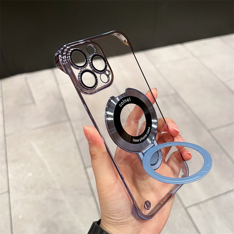 💥Limited time 50% off🔥Frameless Magnetic iPhone Case with Invisible Ring Stand-7