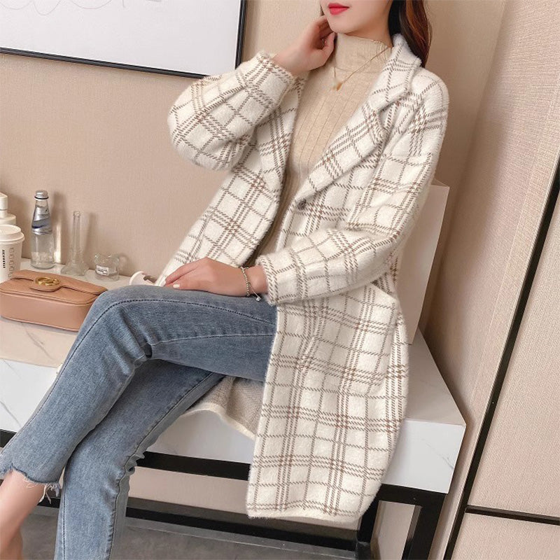 🌷Limited Time 56% OFF💞[Winter Gift] Faux Woolen Mid Length Coat-2
