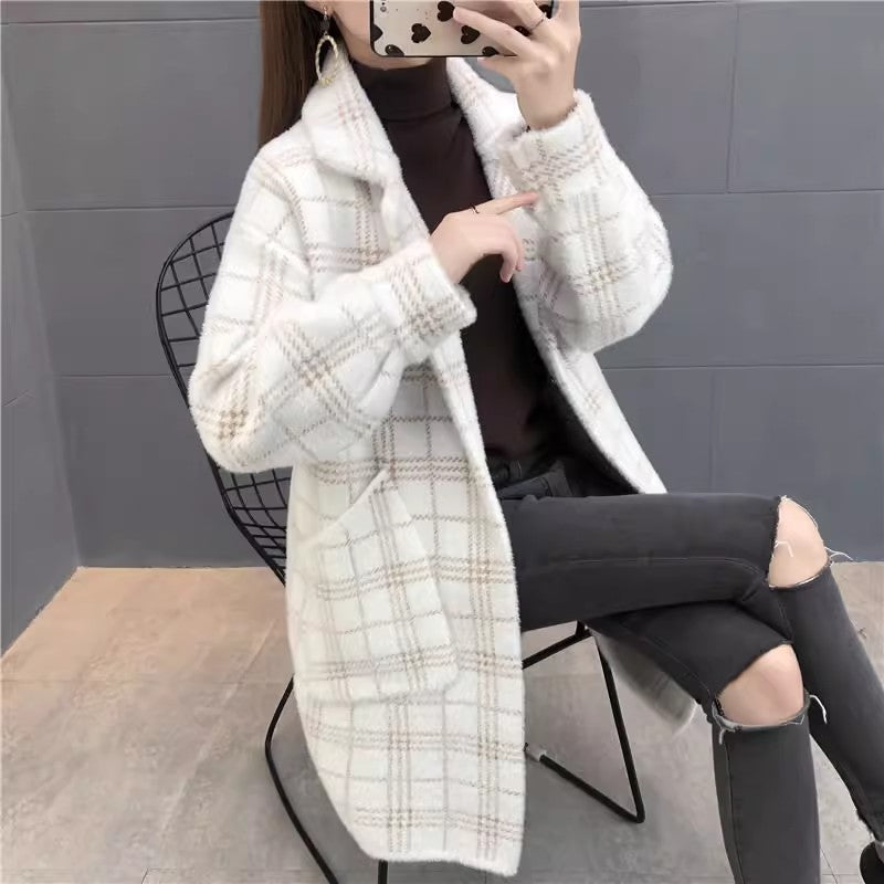 🌷Limited Time 56% OFF💞[Winter Gift] Faux Woolen Mid Length Coat-9