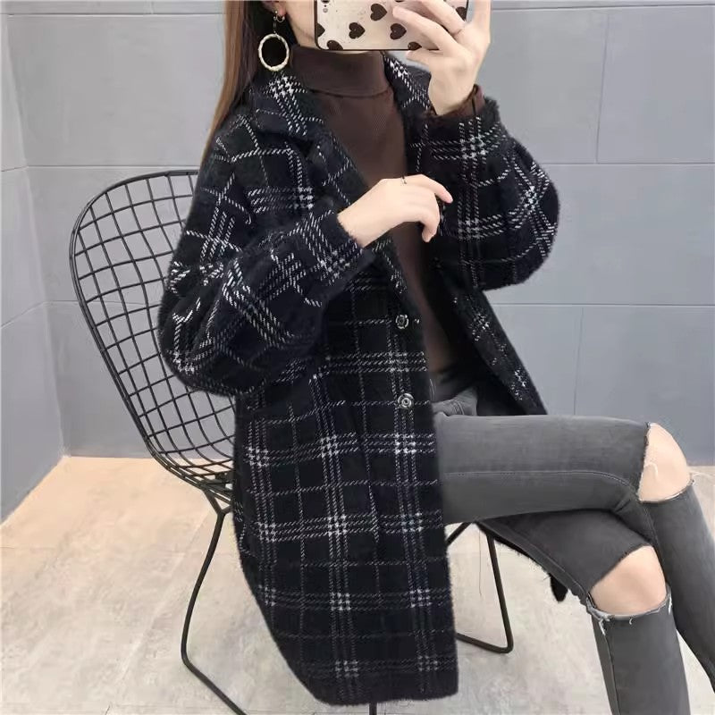 🌷Limited Time 56% OFF💞[Winter Gift] Faux Woolen Mid Length Coat-13