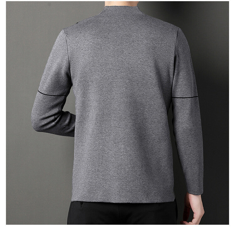Men's Soft Warm Knitted Sweaters Cardigan-6