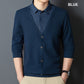 Men’s Business Casual Thermal Cardigan-12