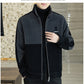 [best gift] Men's Fashion Standing Collar Plush Jacket-7