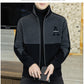 [best gift] Men's Fashion Standing Collar Plush Jacket-5