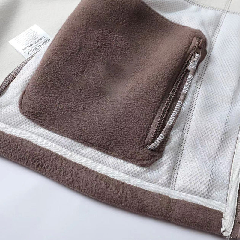 🎅🎄Christmas Early Sale 35% OFF🎄Men's Double-Faced Faux Fleece Warm Hooded Jacket-14
