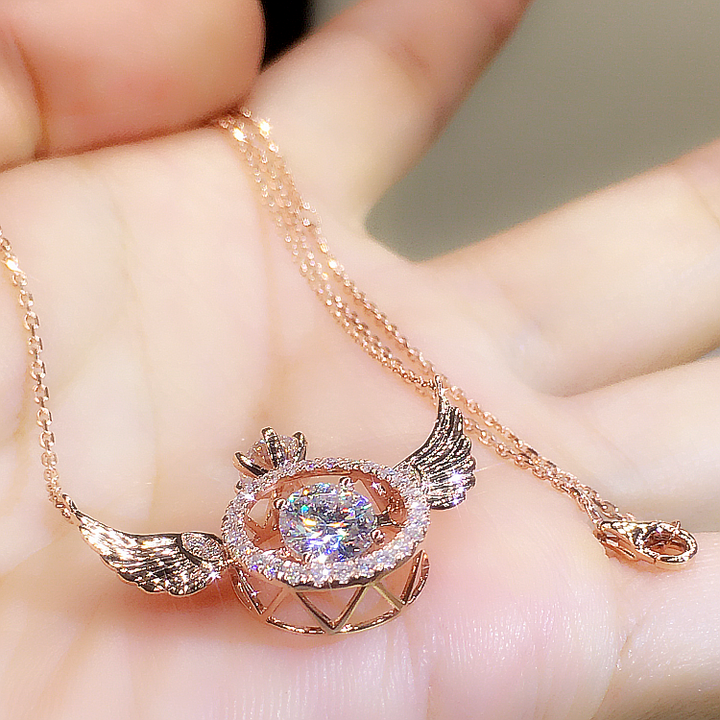 💖HOT SALE 50% OFF💖✨Angel Wings Necklace ✨Embrace Heavenly Protection, Purity, and Everlasting Love 🌟💎-6
