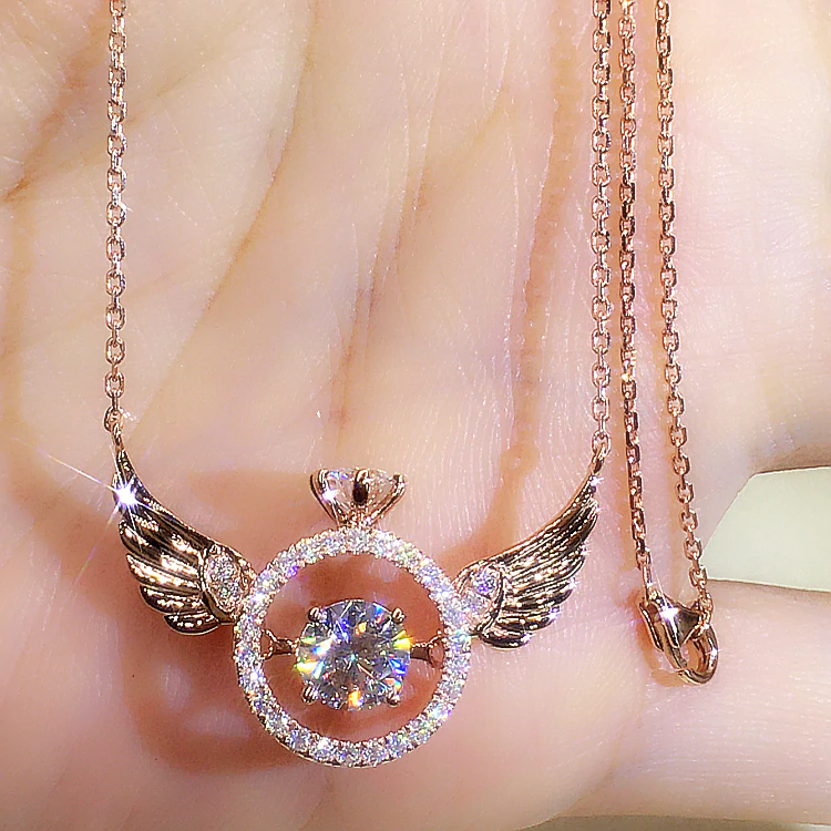 💖HOT SALE 50% OFF💖✨Angel Wings Necklace ✨Embrace Heavenly Protection, Purity, and Everlasting Love 🌟💎-5