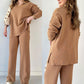 🔥Hot Sale 39% OFF🎁V-Neck Casual Slit Knitted Two-Piece Set-4