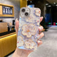 💕Limited time 50% off🔥Oil Painting Flower iPhone Case with Lens Protector Film-12
