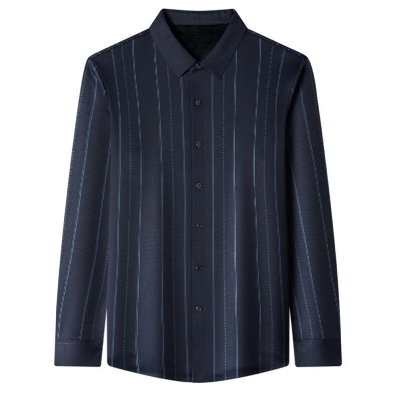 🔥Men's Winter Padded Stretch Wrinkle-Free  Shirt（40% OFF）-4