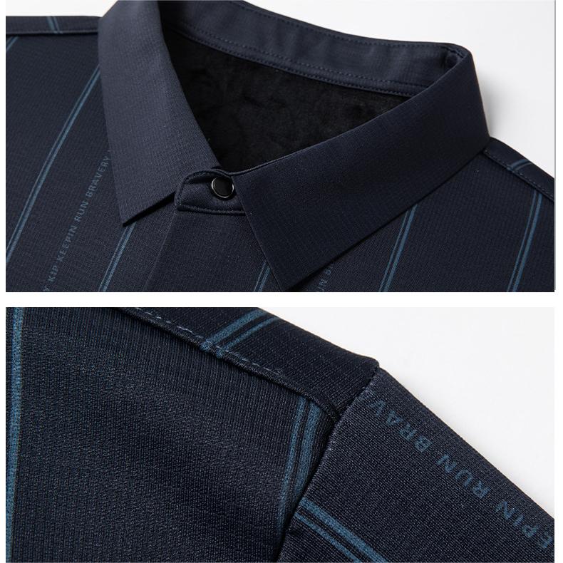 🔥Men's Winter Padded Stretch Wrinkle-Free  Shirt（40% OFF）-7