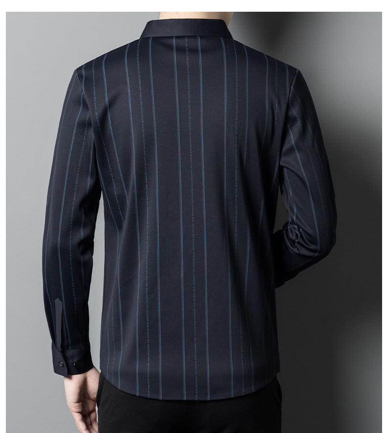 🔥Men's Winter Padded Stretch Wrinkle-Free  Shirt（40% OFF）-6