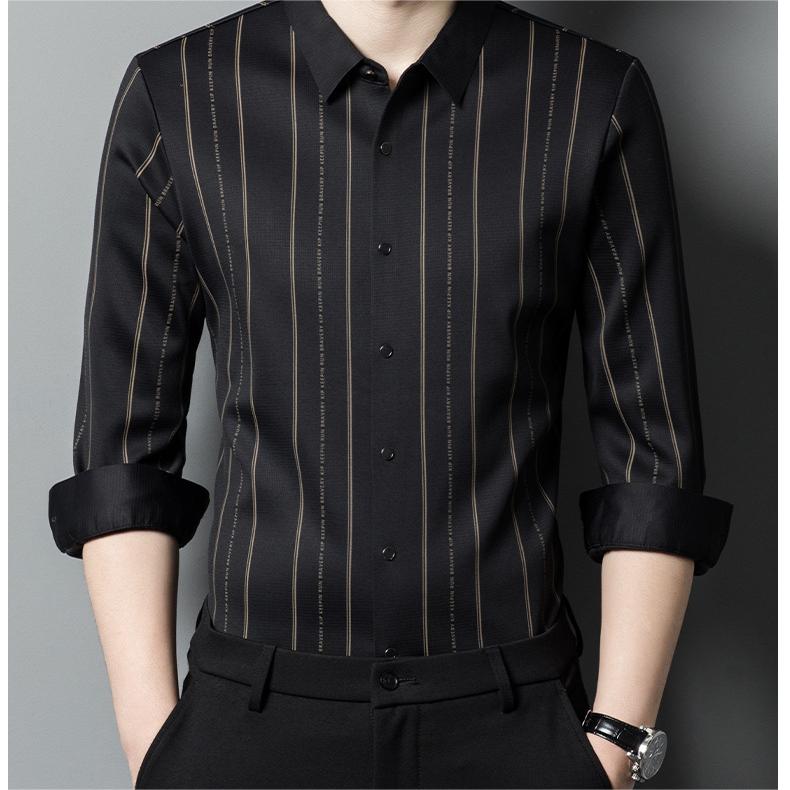 🔥Men's Winter Padded Stretch Wrinkle-Free  Shirt（40% OFF）-10