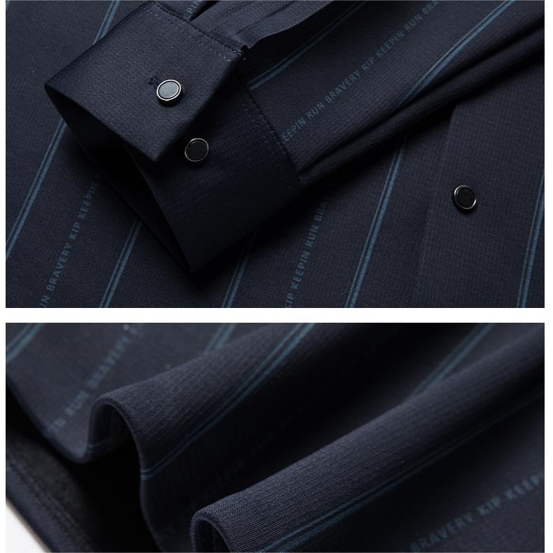 🔥Men's Winter Padded Stretch Wrinkle-Free  Shirt（40% OFF）-9