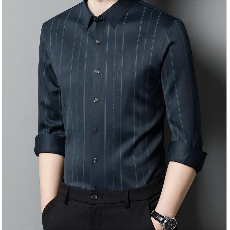 🔥Men's Winter Padded Stretch Wrinkle-Free  Shirt（40% OFF）-14