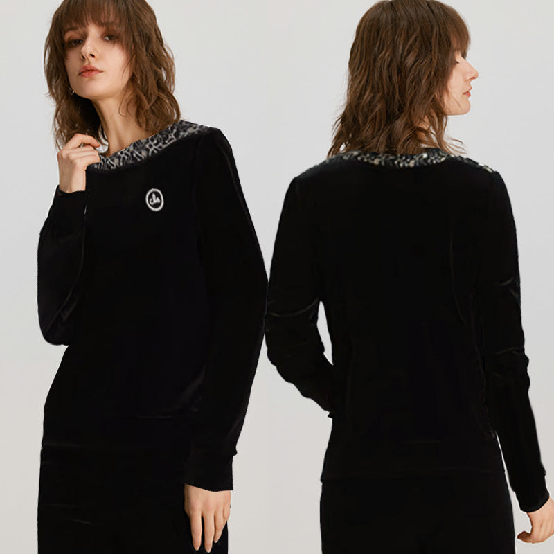 [Best Gift for Her] Women's Soft Casual Long Sleeve & Pants Suit-5