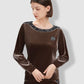 [Best Gift for Her] Women's Soft Casual Long Sleeve & Pants Suit-4