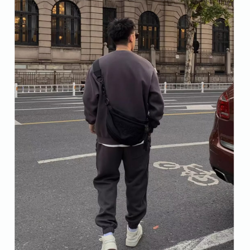 🔥𝑬𝒂𝒓𝒍𝒚 𝑩𝒍𝒂𝒄𝒌 𝑭𝒓𝒊𝒅𝒂𝒚 𝑺𝒂𝒍𝒆🔥Men's Fashion Casual Crew Neck Sweatshirt Set-1