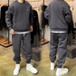 🔥𝑬𝒂𝒓𝒍𝒚 𝑩𝒍𝒂𝒄𝒌 𝑭𝒓𝒊𝒅𝒂𝒚 𝑺𝒂𝒍𝒆🔥Men's Fashion Casual Crew Neck Sweatshirt Set-7
