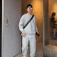 🔥𝑬𝒂𝒓𝒍𝒚 𝑩𝒍𝒂𝒄𝒌 𝑭𝒓𝒊𝒅𝒂𝒚 𝑺𝒂𝒍𝒆🔥Men's Fashion Casual Crew Neck Sweatshirt Set-4