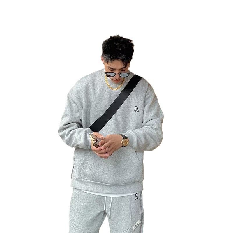 🔥𝑬𝒂𝒓𝒍𝒚 𝑩𝒍𝒂𝒄𝒌 𝑭𝒓𝒊𝒅𝒂𝒚 𝑺𝒂𝒍𝒆🔥Men's Fashion Casual Crew Neck Sweatshirt Set-10