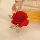 🎄【Christmas Carnival】🎁✨High-Quality Enameled Rose Brooch-7