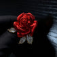 🎄【Christmas Carnival】🎁✨High-Quality Enameled Rose Brooch-4