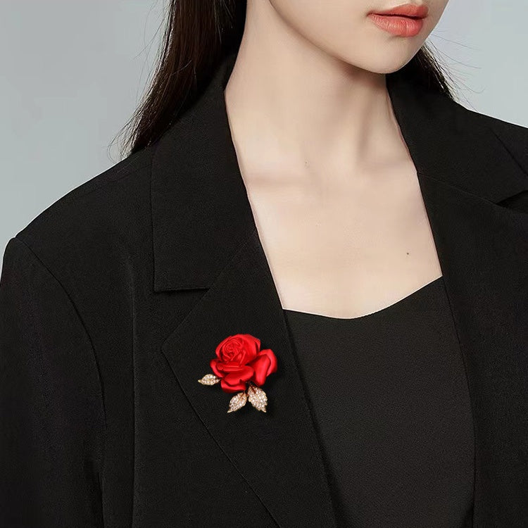 🎄【Christmas Carnival】🎁✨High-Quality Enameled Rose Brooch-6
