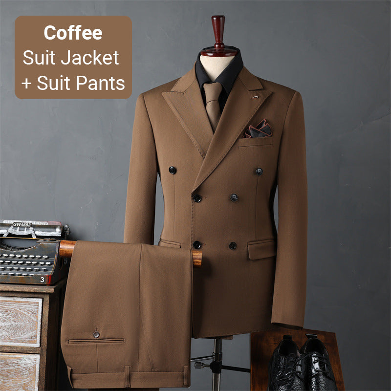 🎁Men’s Slim Fit Formal Suit-Elegant and slim fit - showcase men's confident charm!🎁-13