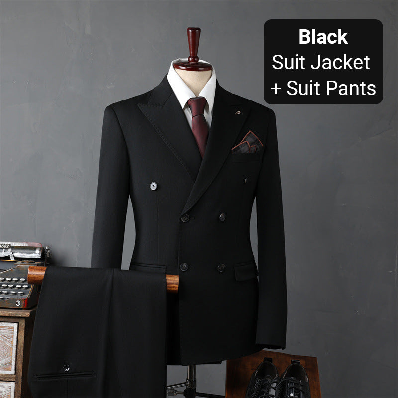 🎁Men’s Slim Fit Formal Suit-Elegant and slim fit - showcase men's confident charm!🎁-15