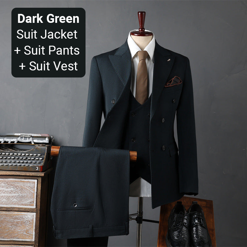 🎁Men’s Slim Fit Formal Suit-Elegant and slim fit - showcase men's confident charm!🎁-18