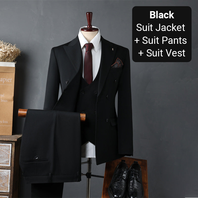 🎁Men’s Slim Fit Formal Suit-Elegant and slim fit - showcase men's confident charm!🎁-19