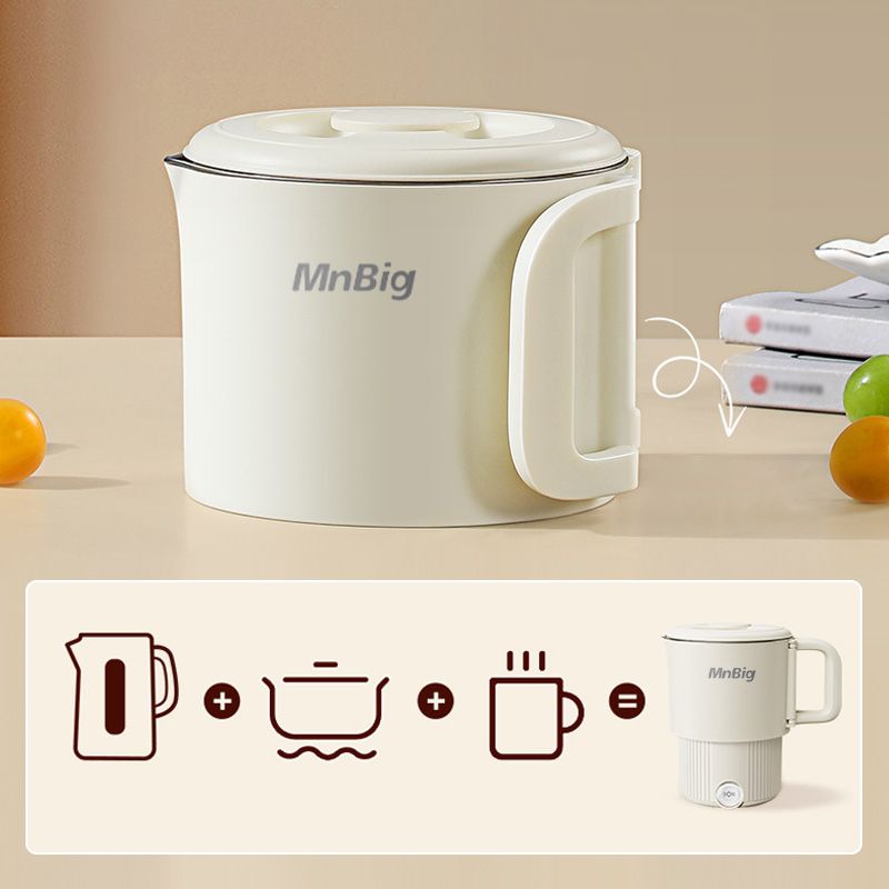 💥 Hot sale 50% OFF🔥Multifunctional Foldable Stainless Steel Electric Pot/ Kettle-5