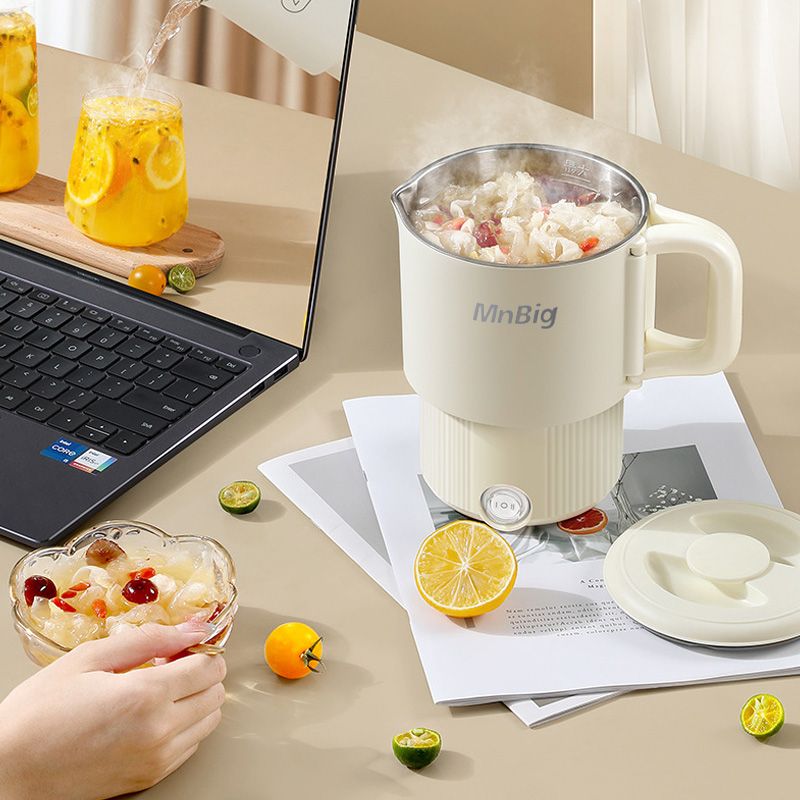 💥 Hot sale 50% OFF🔥Multifunctional Foldable Stainless Steel Electric Pot/ Kettle-10