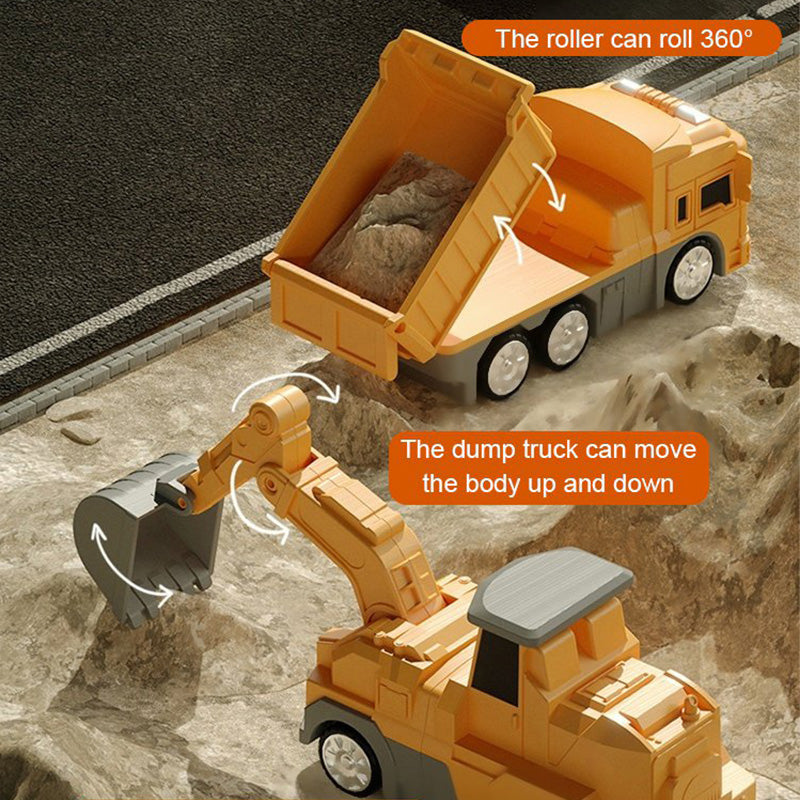 🎁Hot Sale⏳Magnetic Transform Engineering Car Assembled Toys-7
