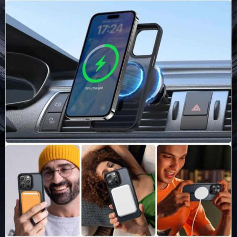 💥Limited time 50% off🔥Rotating Stand Anti Drop Magnetic Phone Case For iPhone-7