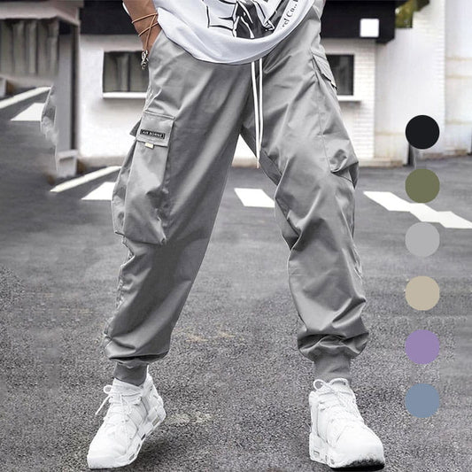 Men's Casual Loose Vintage Flap Pocket Pants