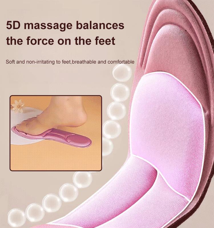 ✨New Arrival✨5D Shit Stepping Feeling Long Standing Super Soft Thickened Breathable Insole-1