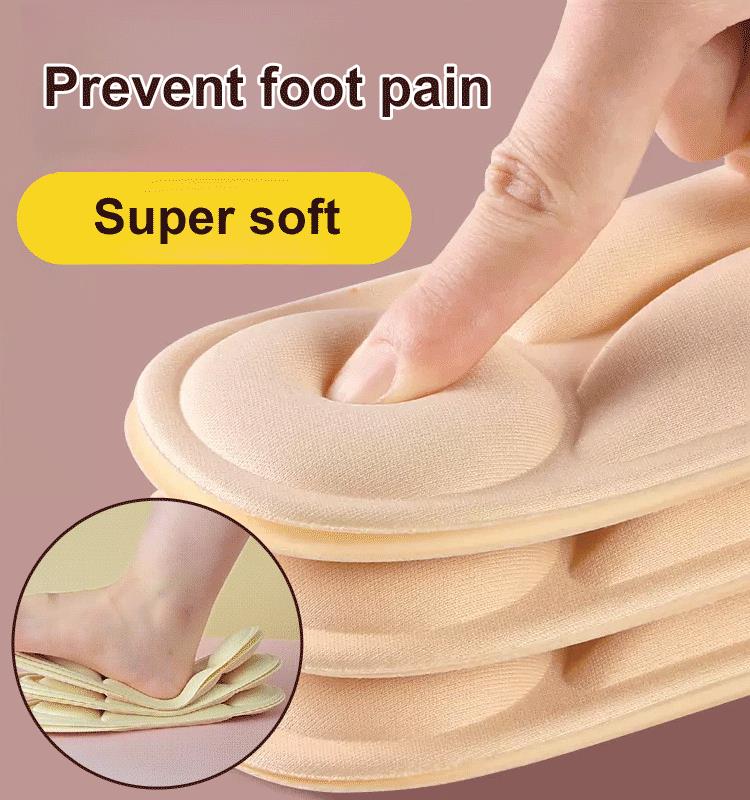 ✨New Arrival✨5D Shit Stepping Feeling Long Standing Super Soft Thickened Breathable Insole-2