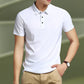 🎁 New Product Launch With High Quality⚡Men's Summer Cool Lapel T-Shirt👕-3