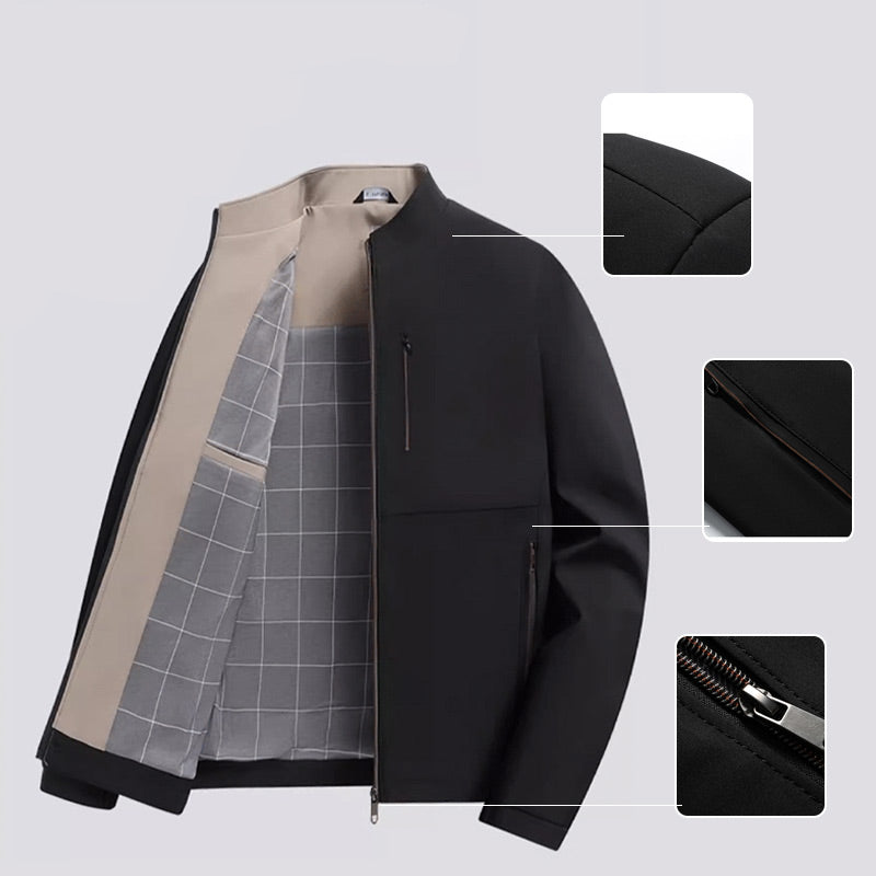 ✨New Arrival✨Casual Zipper Jacket for Middle-Aged Men-1