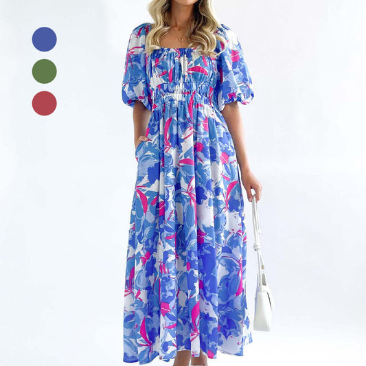 Women's summer dress with floral pattern✈️📦Buy 2 free shipping