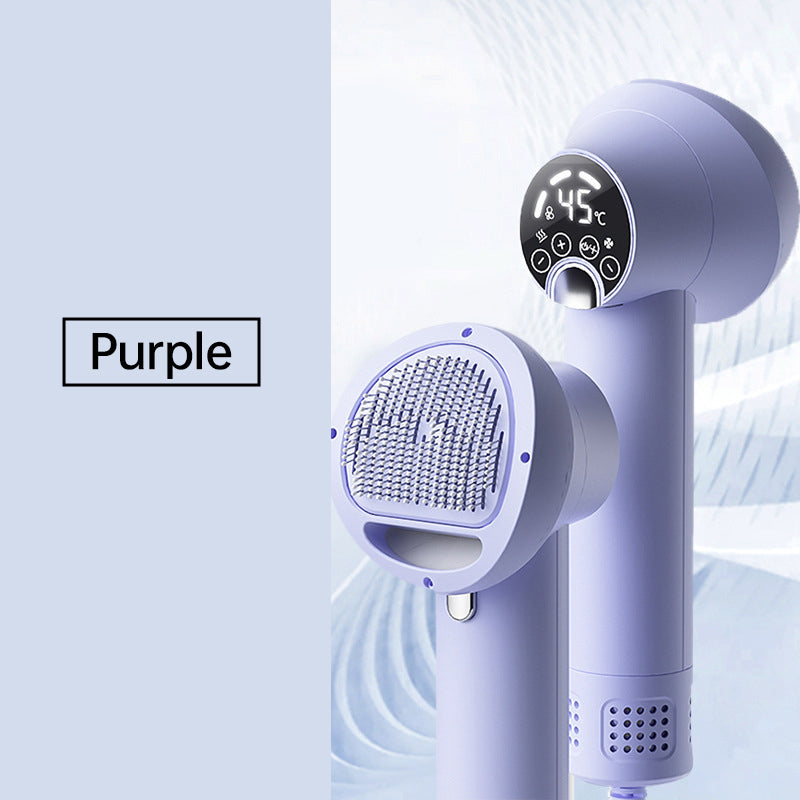 🎁Limited Time 40% OFF⏳&Free Shipping🔥Low Noise Pet Hair Dryer with Slicker Brush-8