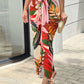 🔥SUMMER SALE 50% OFF💃Casual Lapel Neck Waist Print Shirt Dress-3