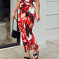 🔥SUMMER SALE 50% OFF💃Casual Lapel Neck Waist Print Shirt Dress-6